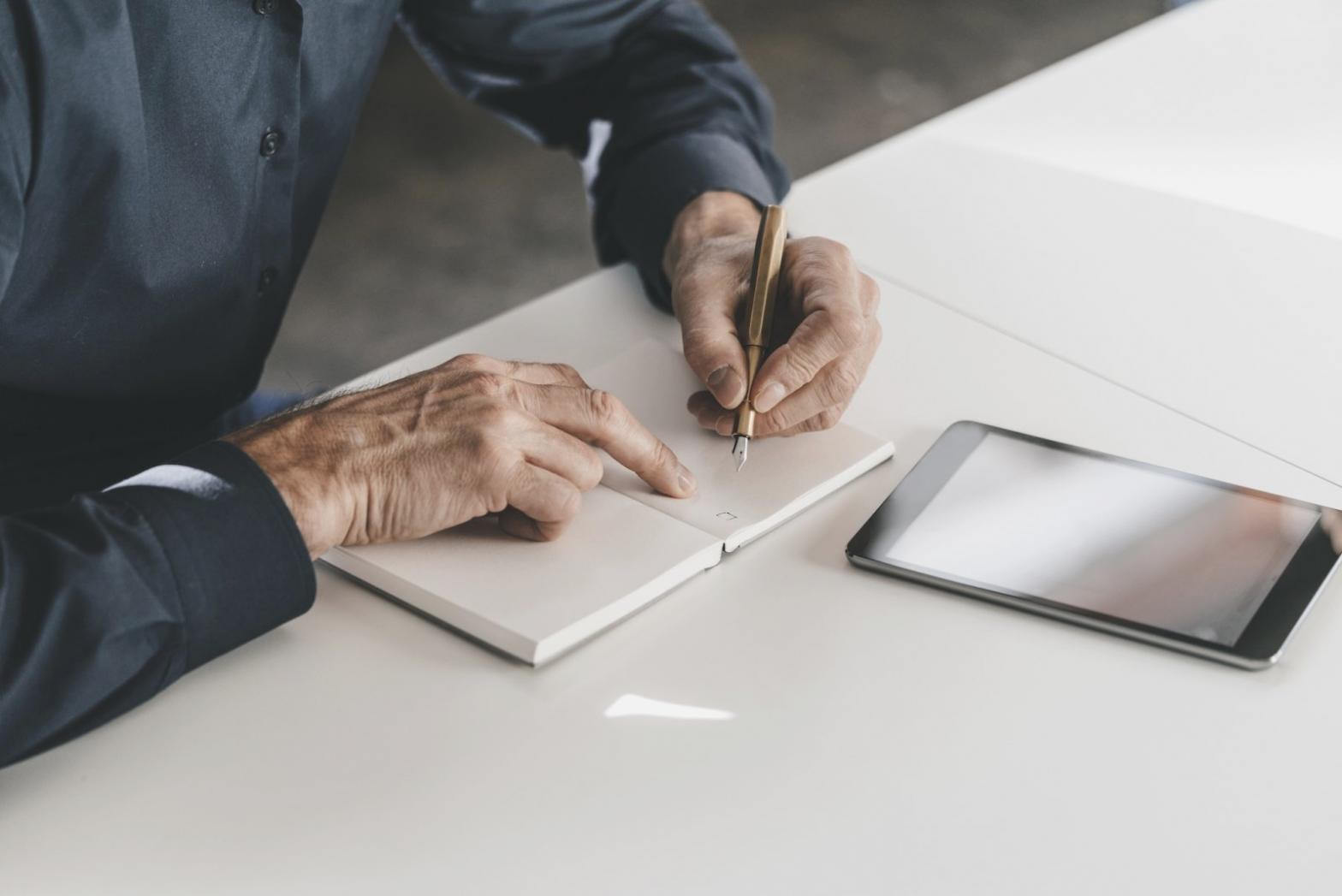 Group learning session with financial planning materials